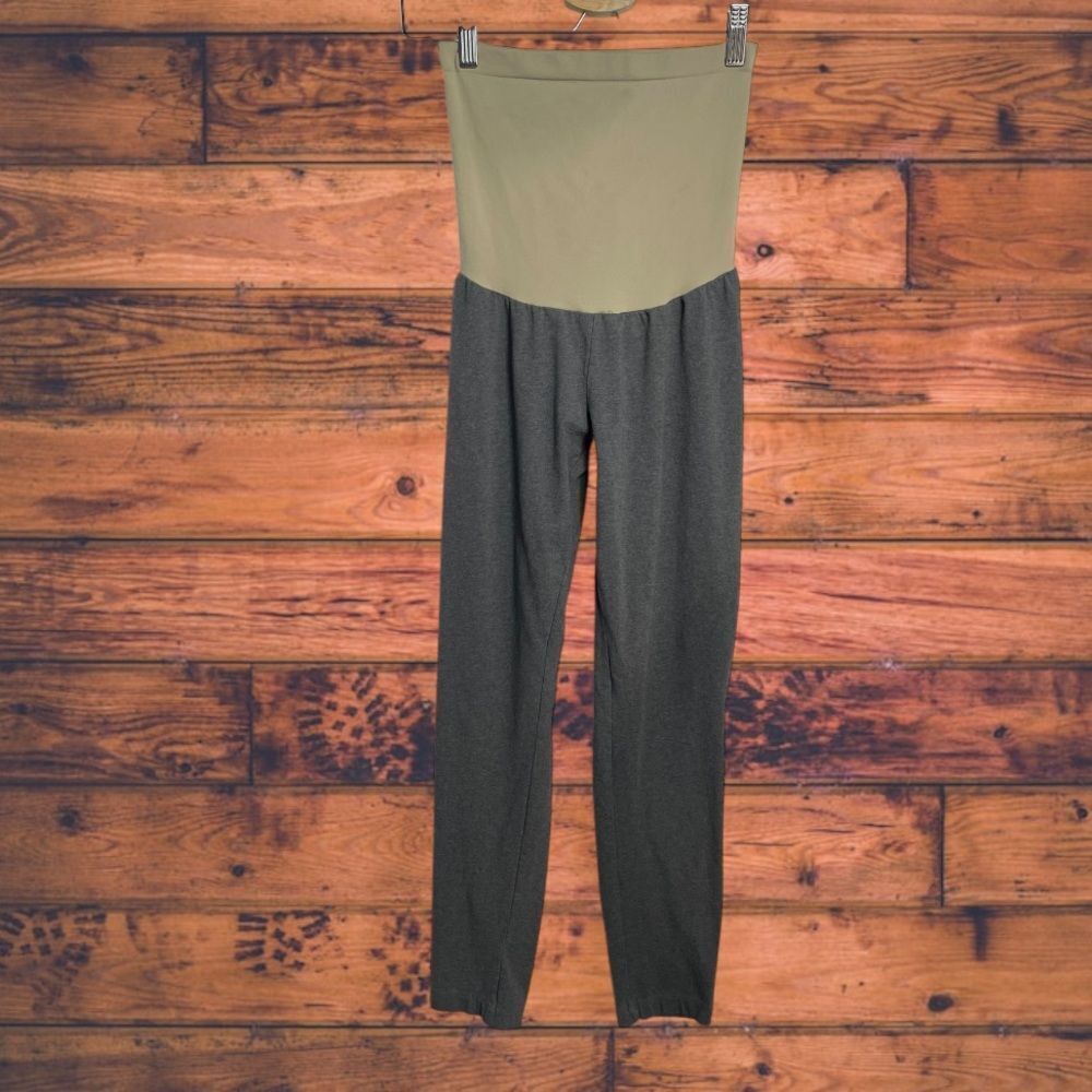 5 for $25🔥Oh Baby by‎ Motherhood Grey Leggings Maternity Large
